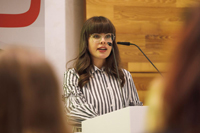 Festrednerin Theodora Bauer - Bücherei des Jahres 2026 © Arman-Rastegar-BVÖ